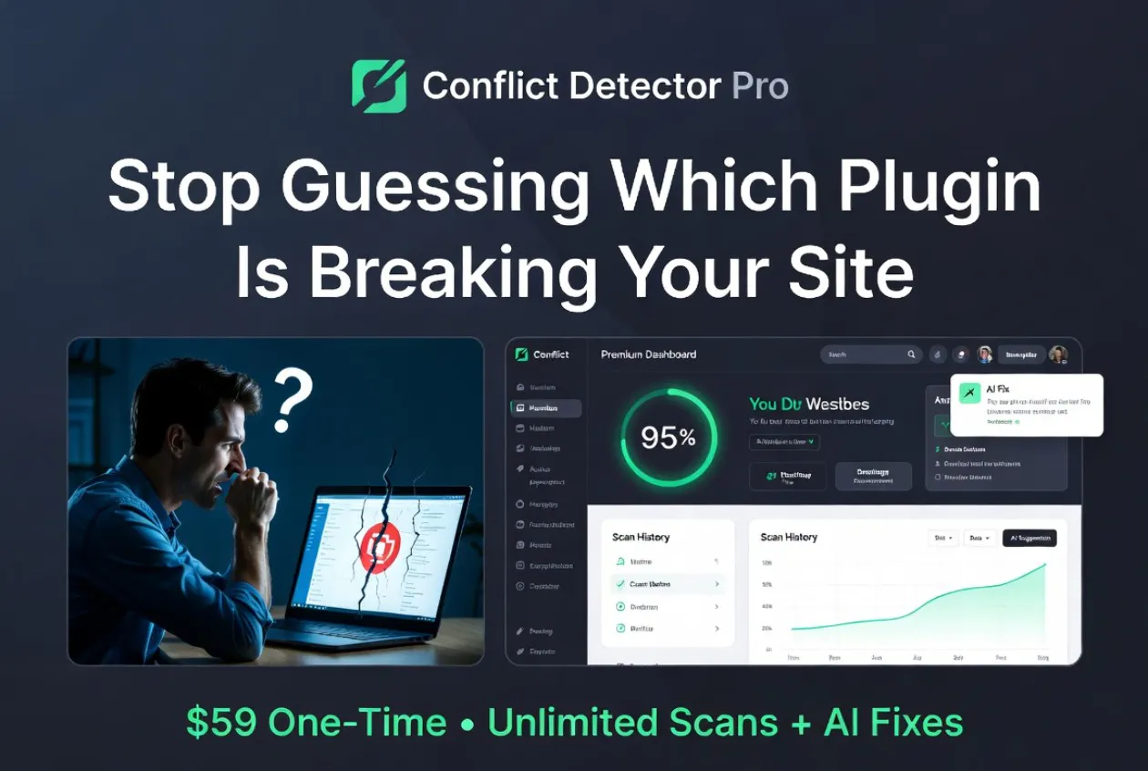 Conflict Detector Pro – Wordpress Plugin gallery image