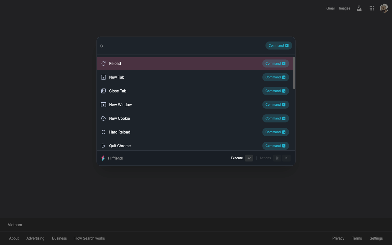 Dyno Command Palette gallery image