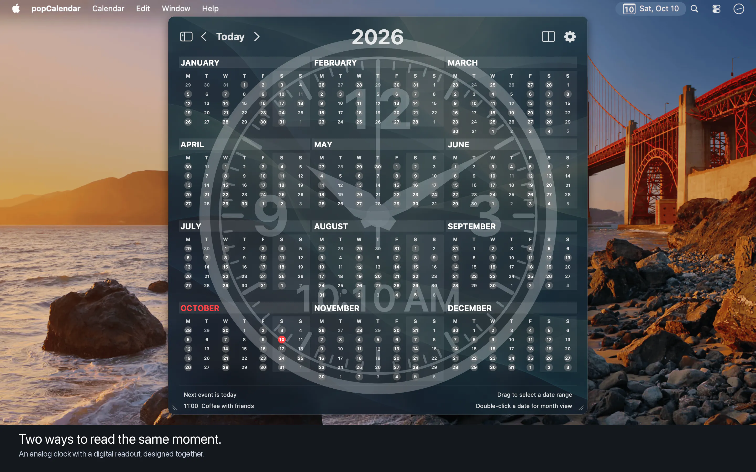 popCalendar gallery image