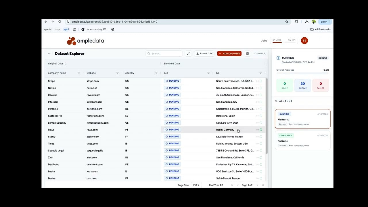 AmpleData - Structured data from the web gallery image