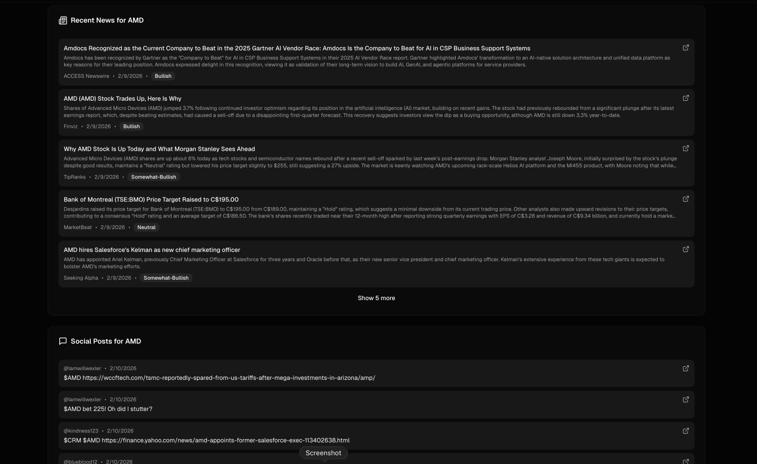 WSB Sentiment gallery image