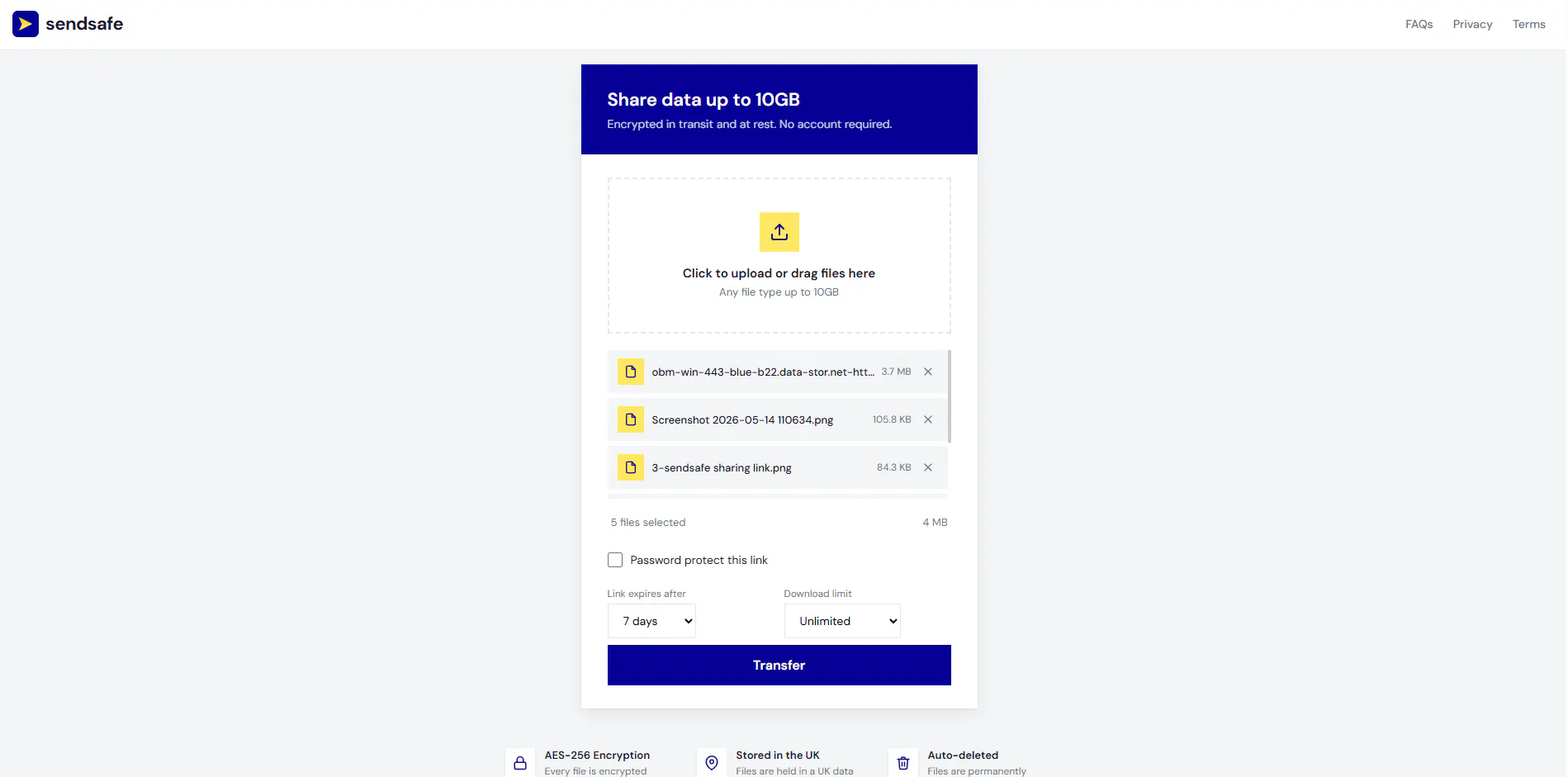 Sendsafe gallery image