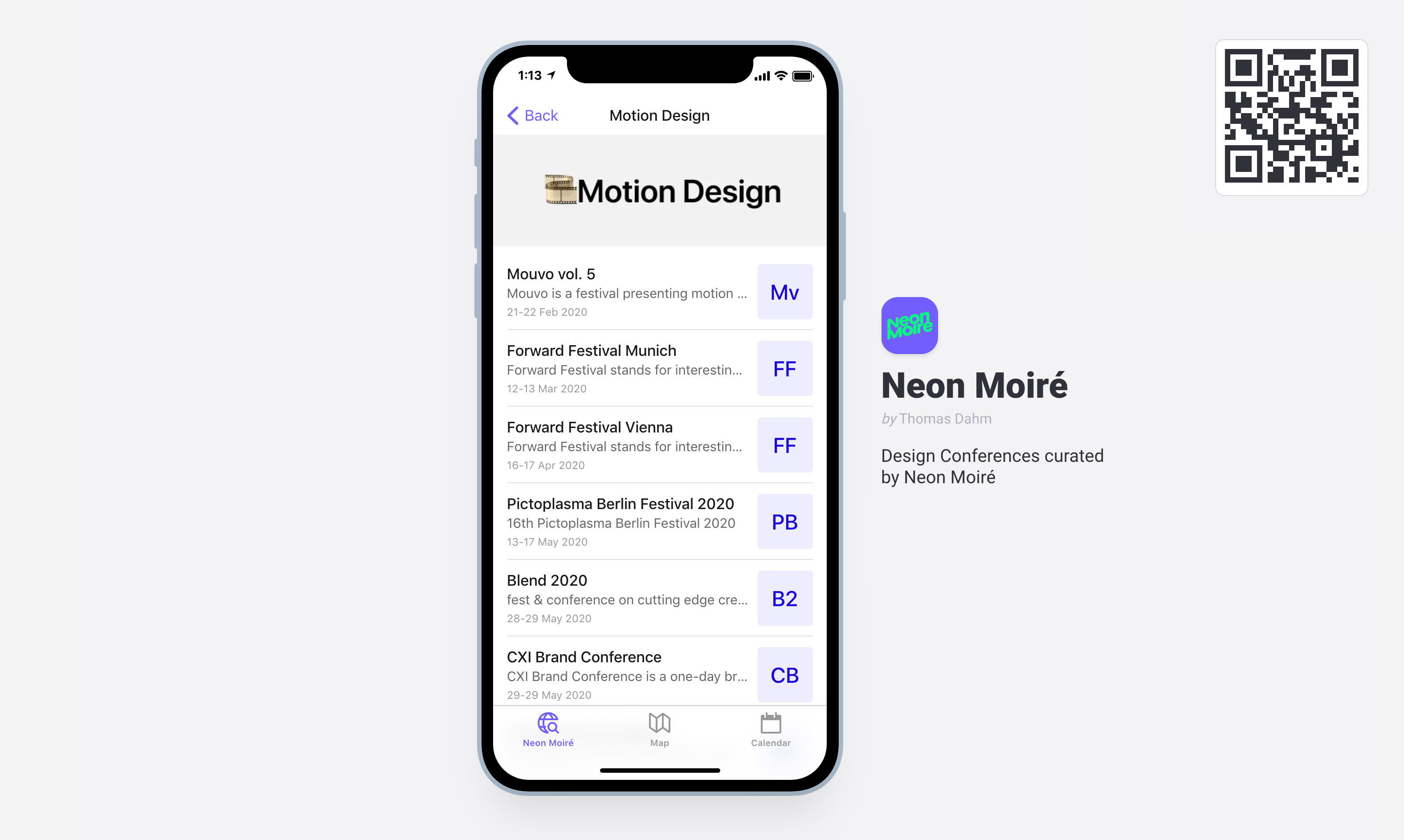 Neon Moiré gallery image