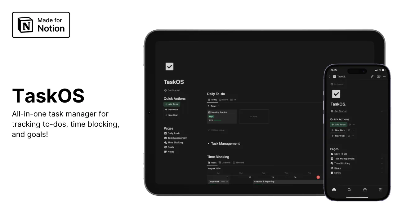 TaskOS - Task & Time Blocking gallery image