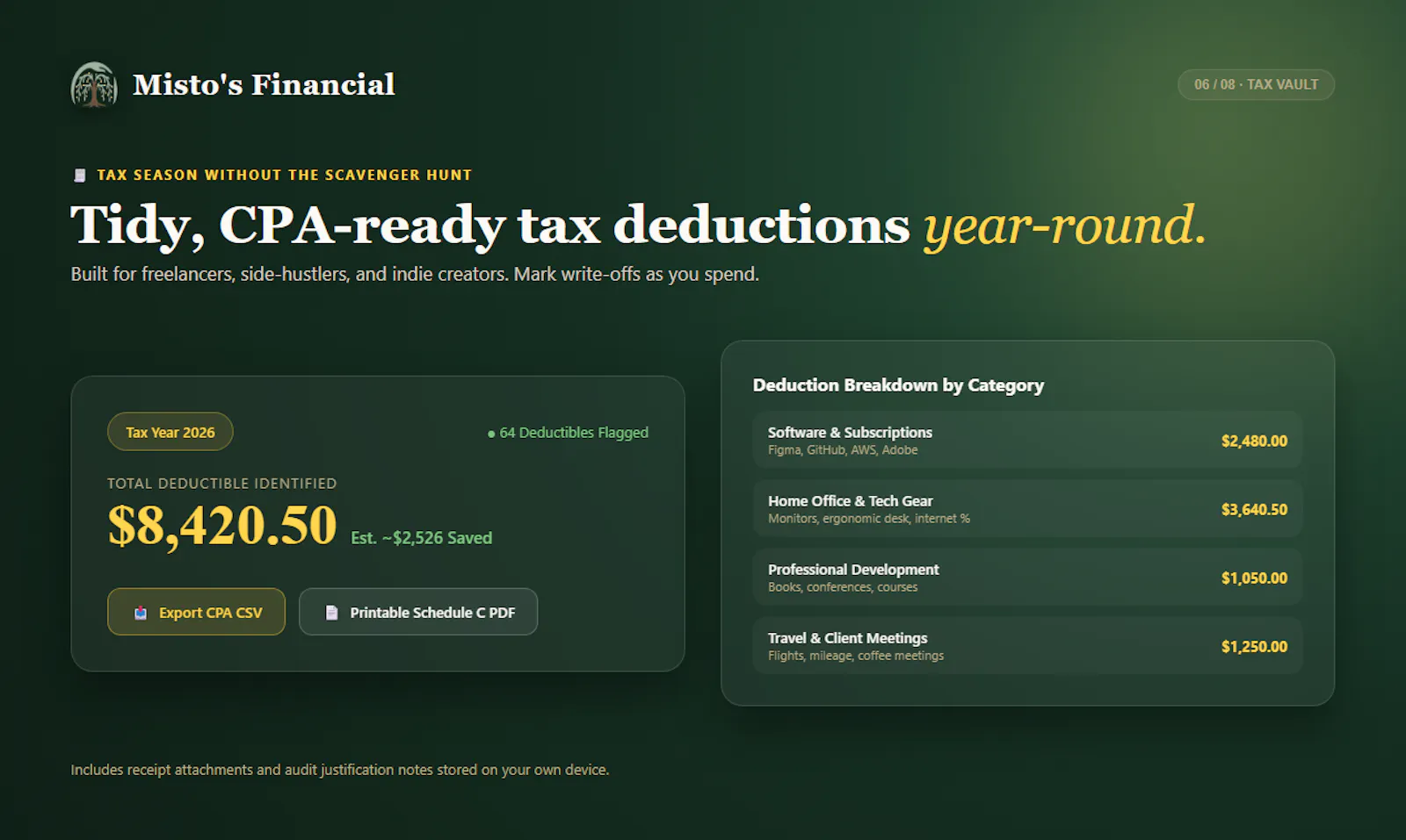 Misto's Financial screenshot 1