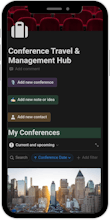 Conference Travel & Management Hub gallery image