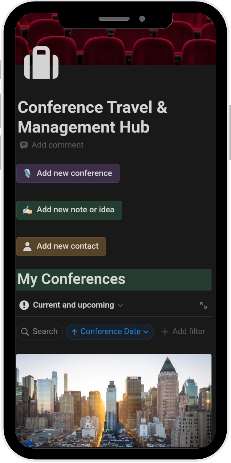 Konferenzreisen und Management Hub media 3