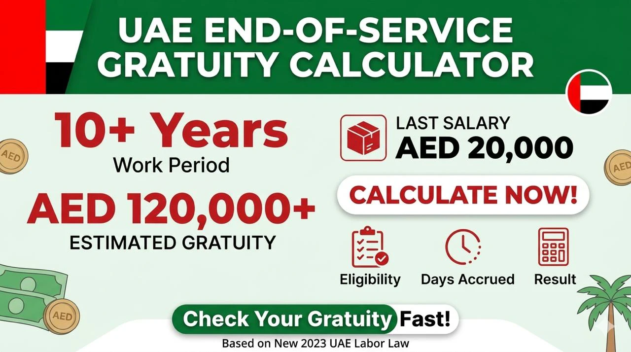 UAE Gratuity Calculator