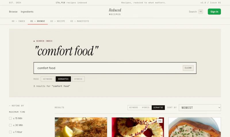 Reduced Recipes — Recipes, reduced. screenshot 6