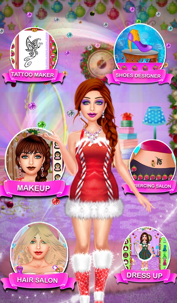 Christmas Makeup Dressup gallery image