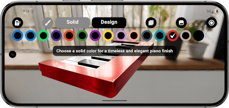 3D Piano Keyboard Melody Notes gallery image