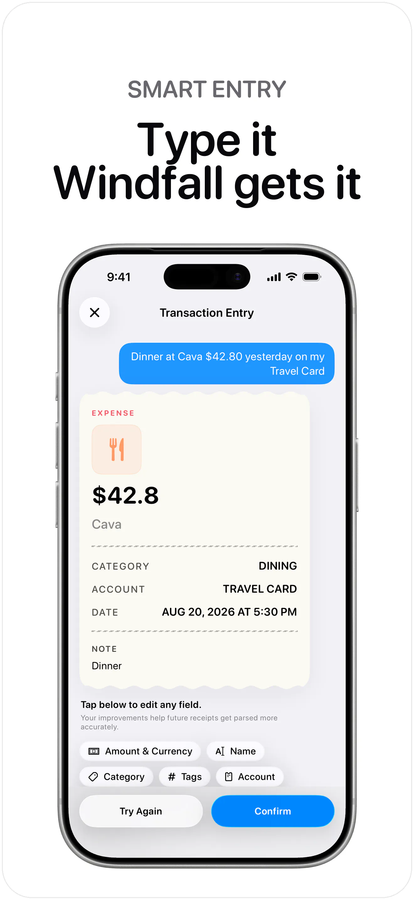 Windfall - Finance Tracker gallery image