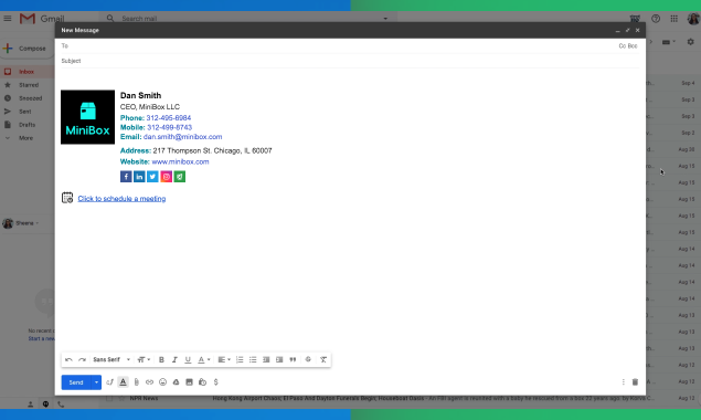 Email Signature Generator by cloudHQ Image