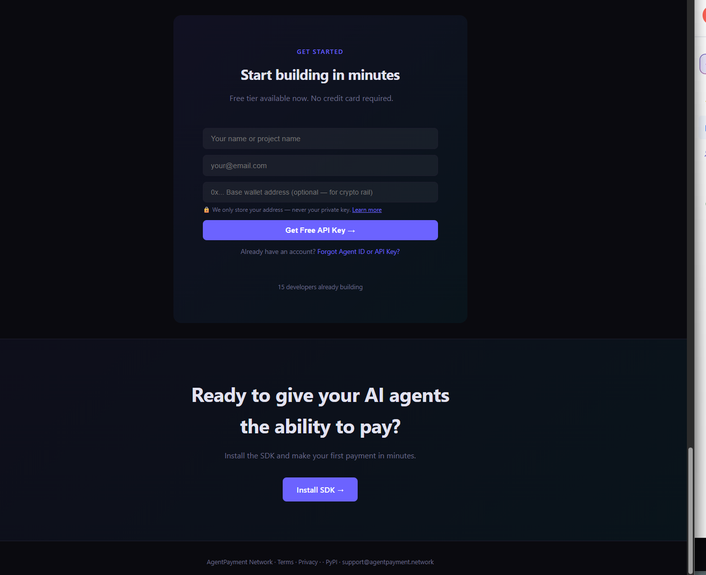 AgentPayment Network gallery image