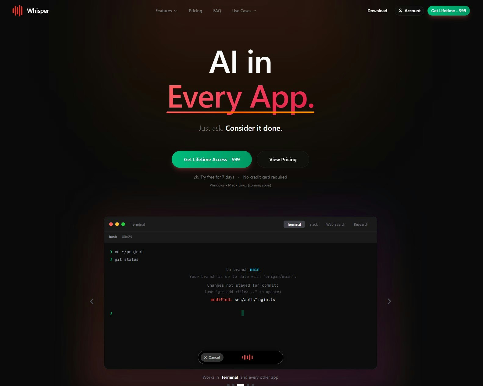   AI Voice Assistant With Web Search gallery image