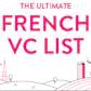 The Ultimate French VC list