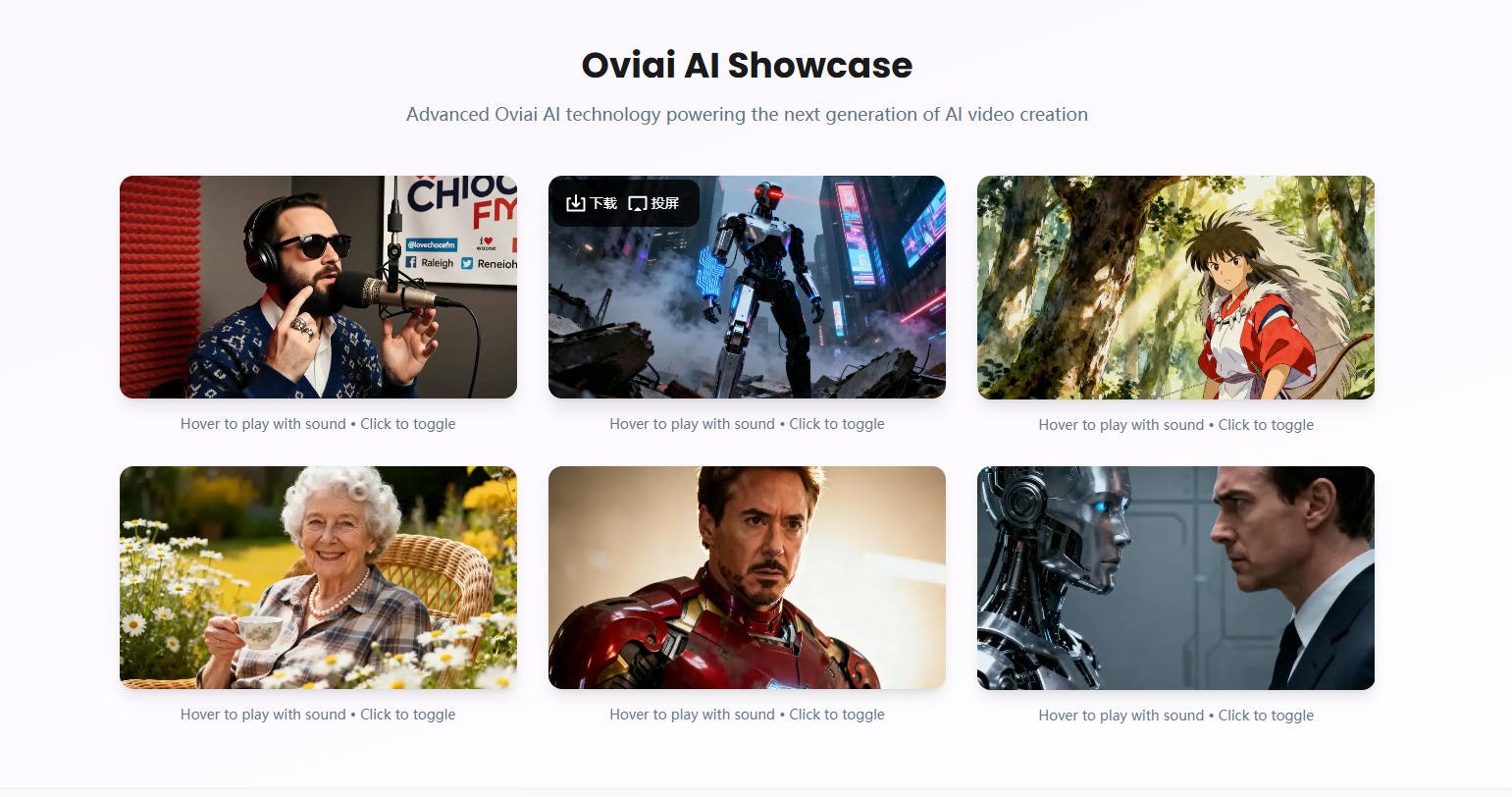 Ovi AI Video gallery image