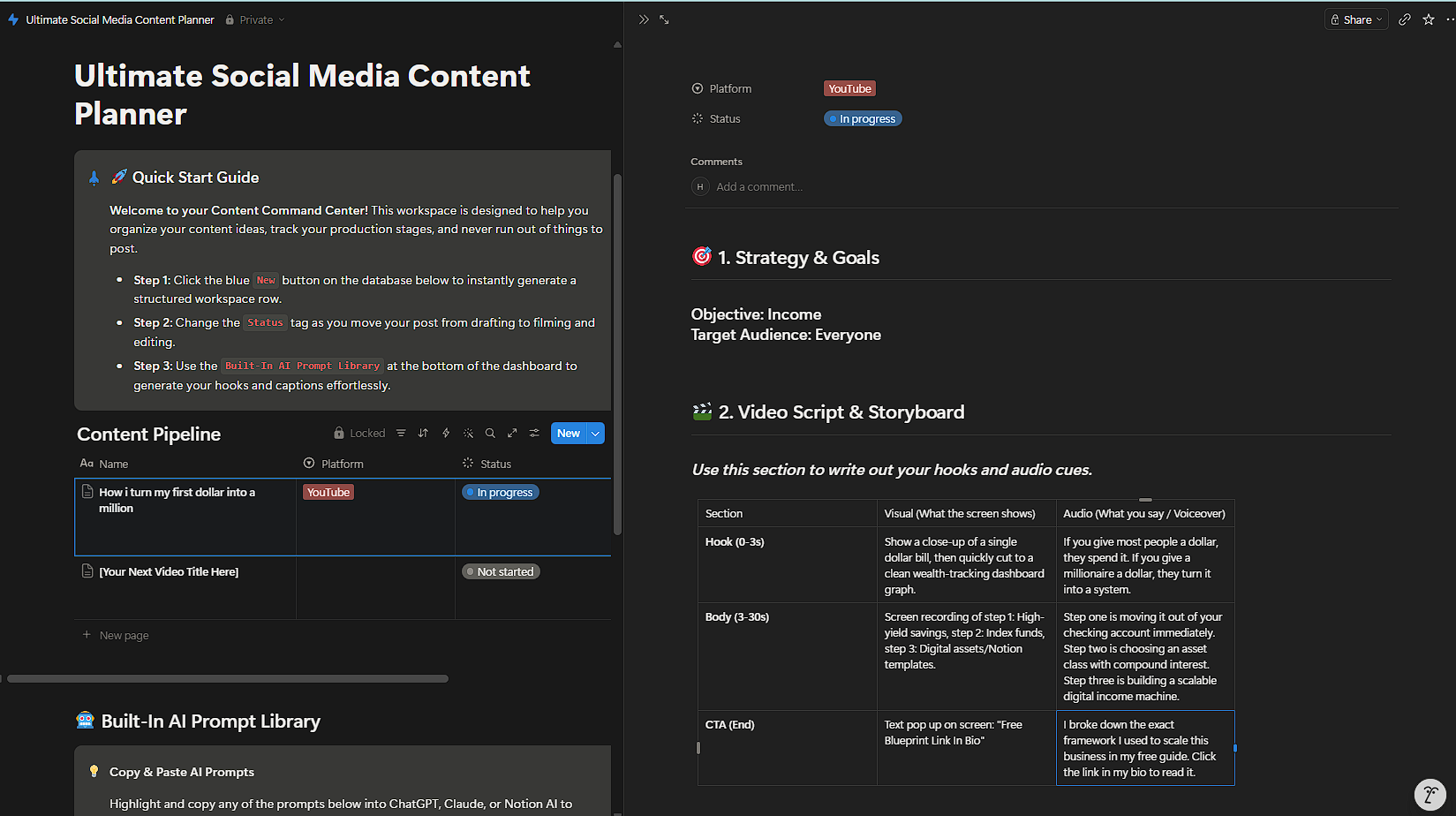 Ultimate Social Media Content Planner  gallery image