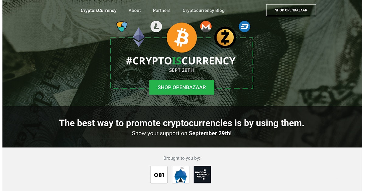 #CryptoIsCurrency Day gallery image