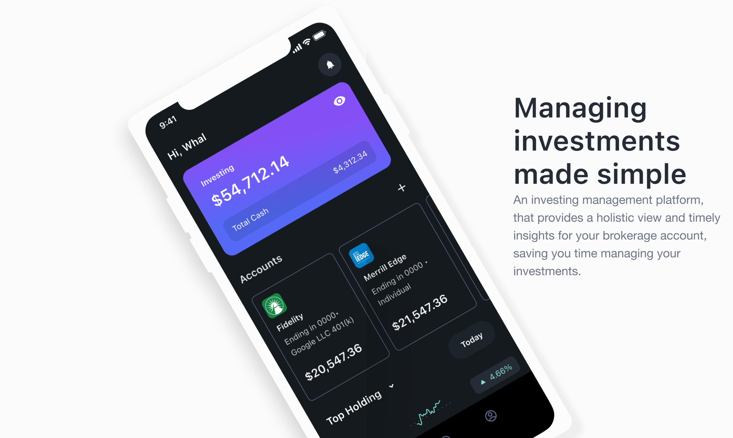 startuptile Whal-Managing investments made simple