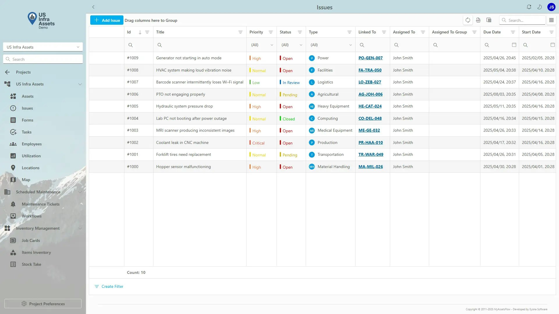 Mídia 6 de Myassetflow - Gerenciamento de ativos físicos sem papel