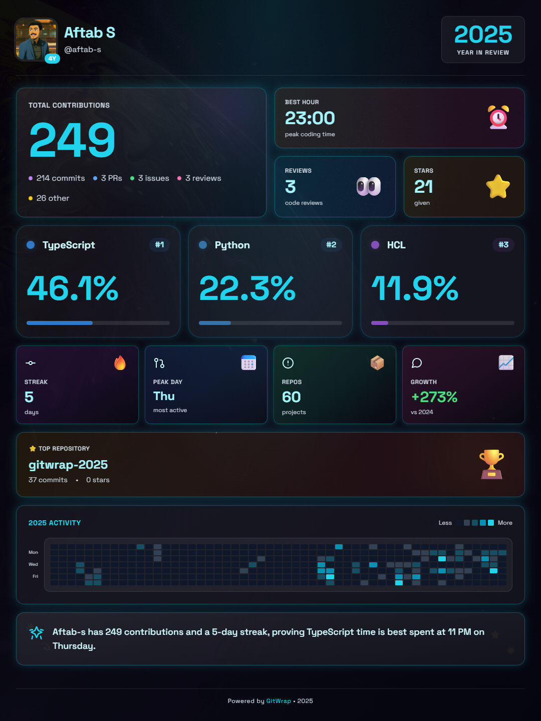 GitWrap 2025 gallery image