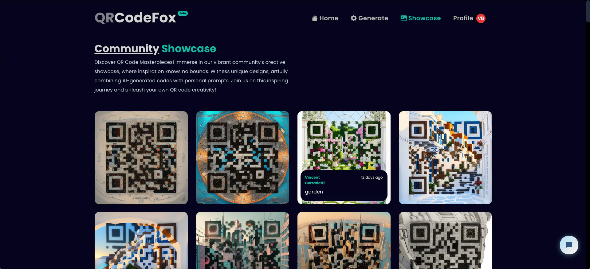 AI-Powered QR code gallery image
