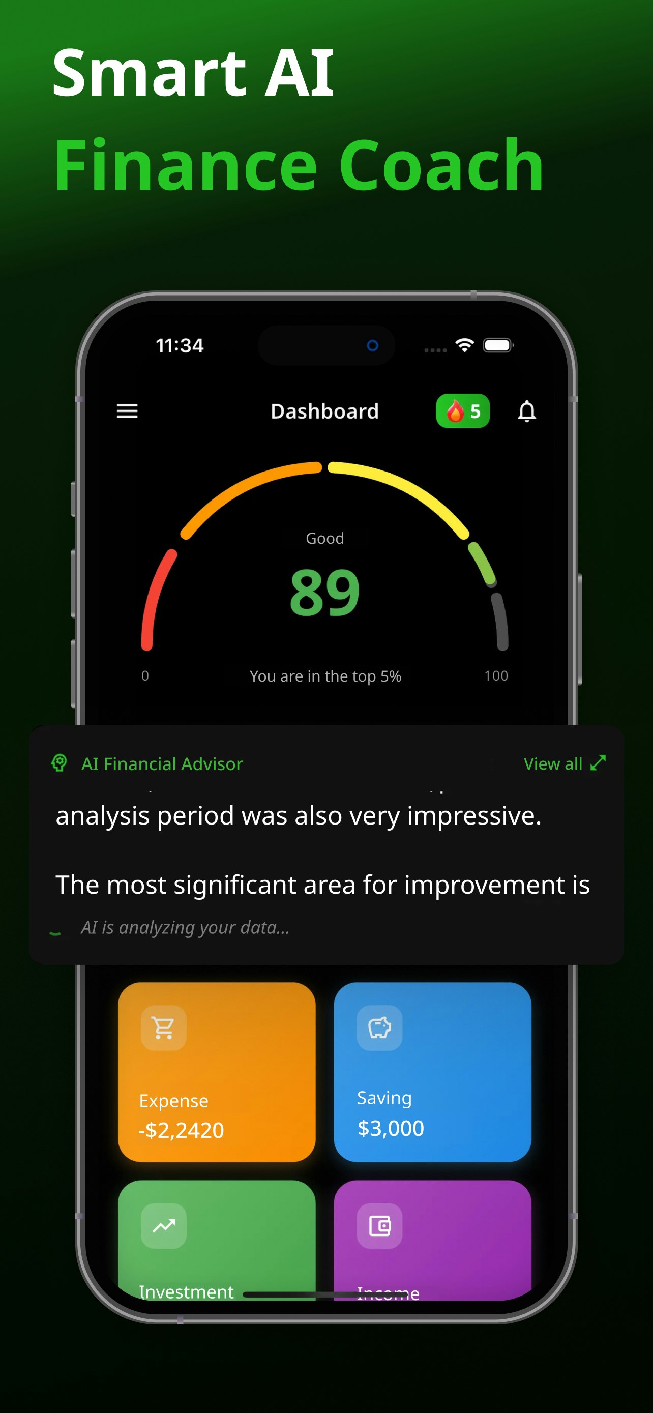 Finself: AI Track Budget Plan gallery image