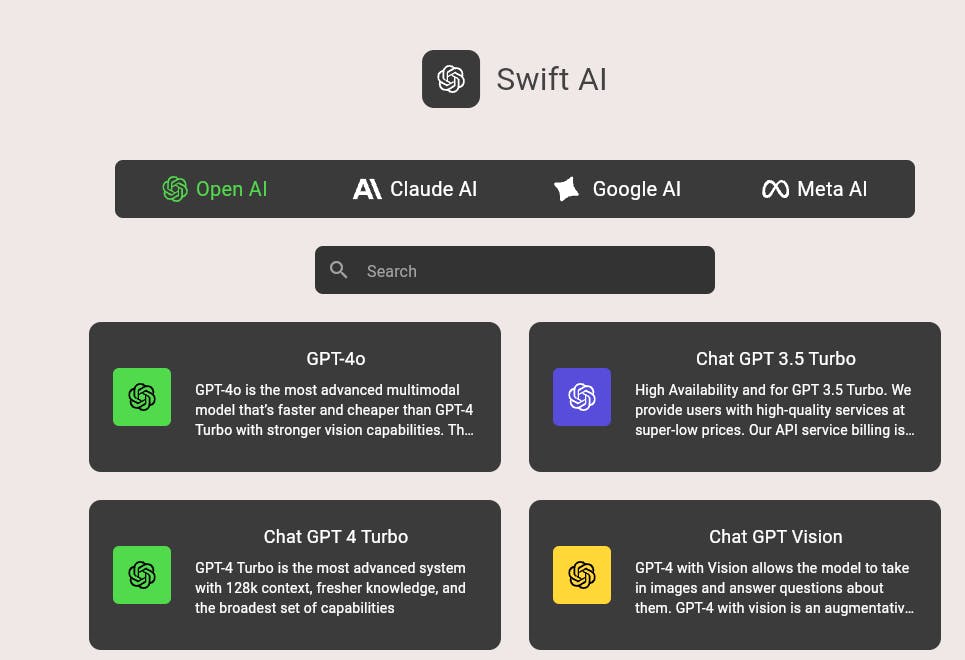 Swift API media 1