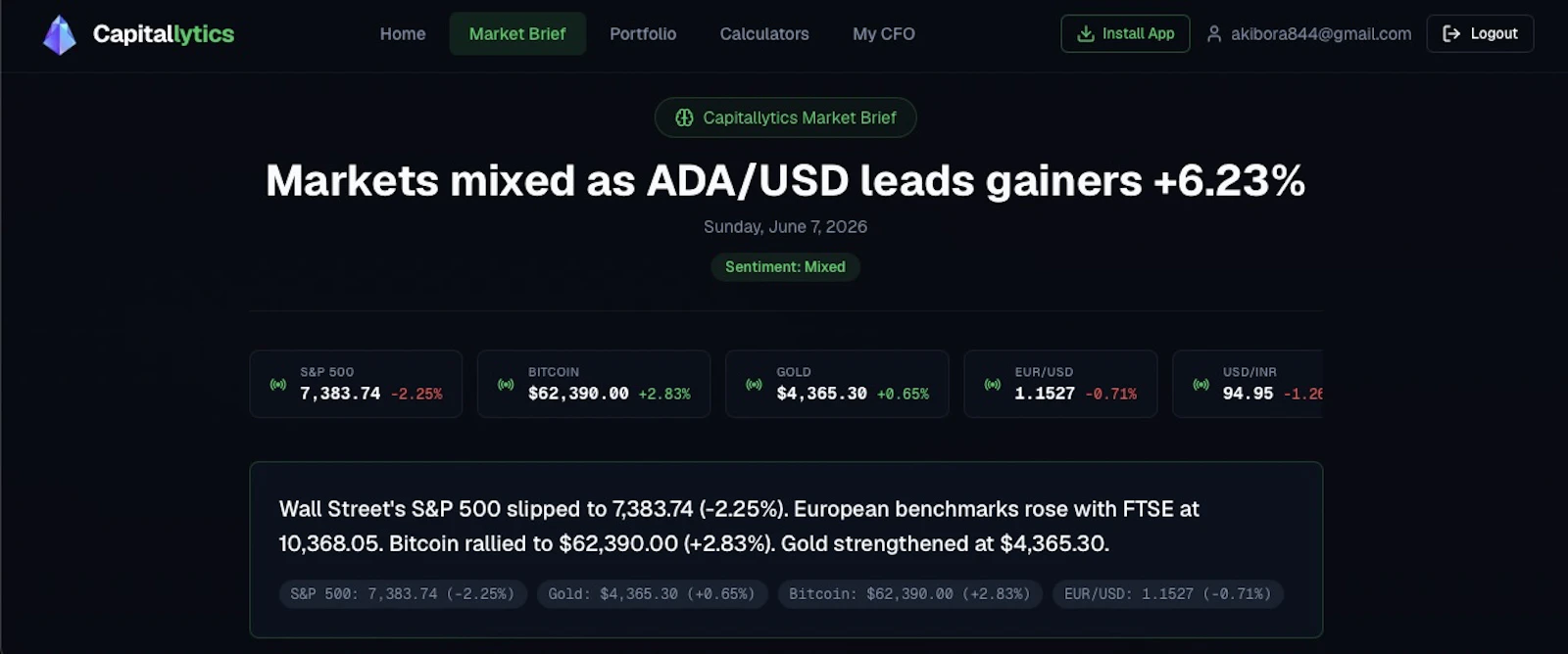 Capitallytics screenshot 5