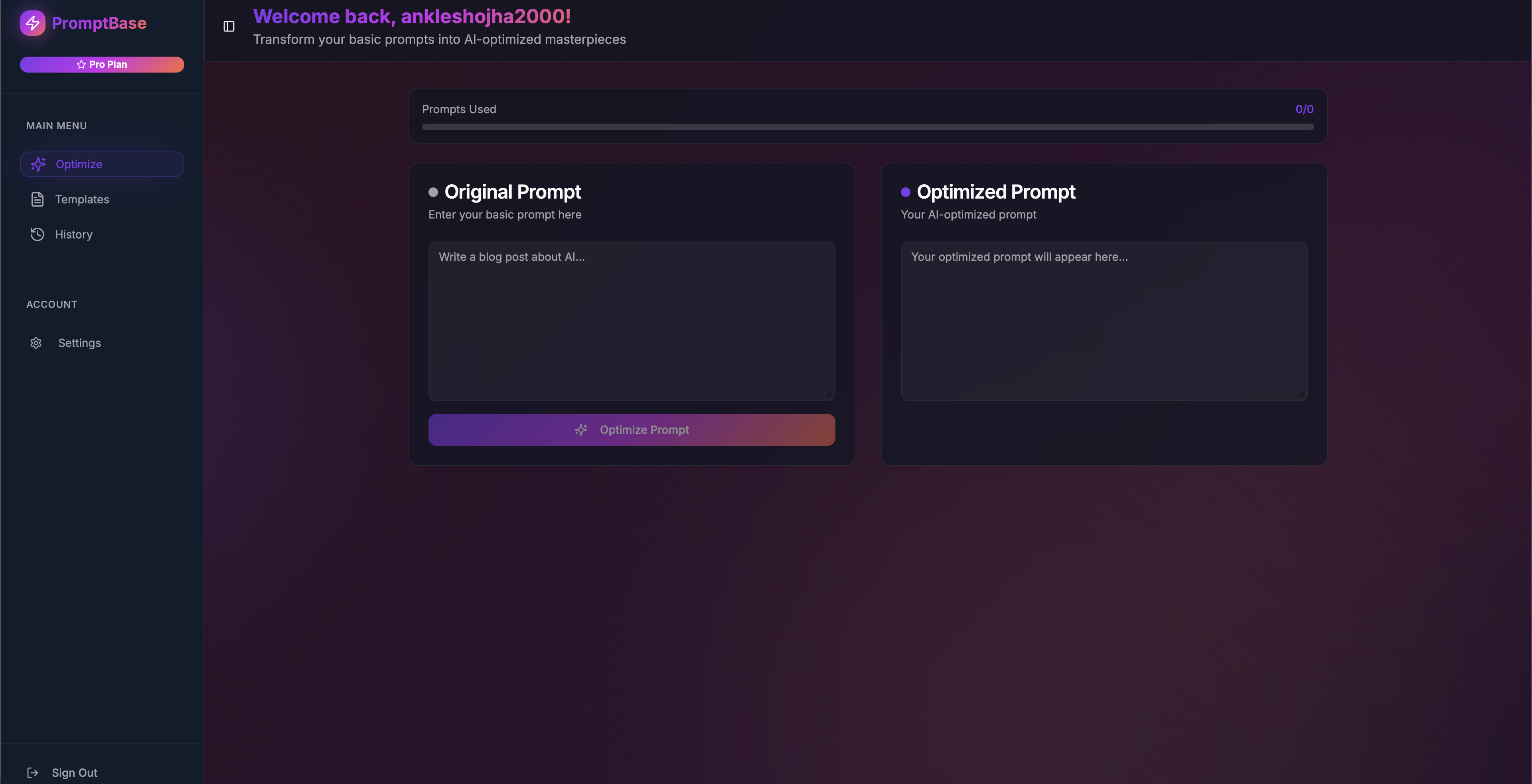 PromptBase - Screenshot 3 showing product features and functionality