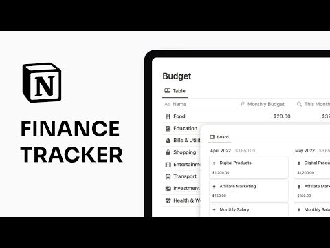 Notion Finance Tracker 2.0 gallery image