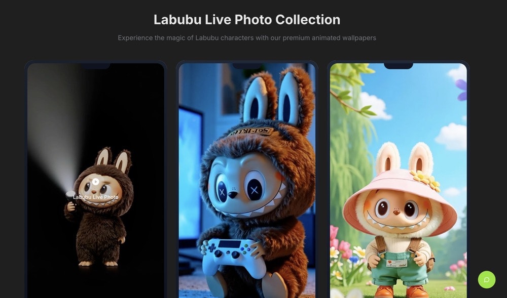 Labubu 라이브 사진 - 프리미엄 HD 라이브 월페이퍼 및 애니메이션 사진 컬렉션 미디어 2