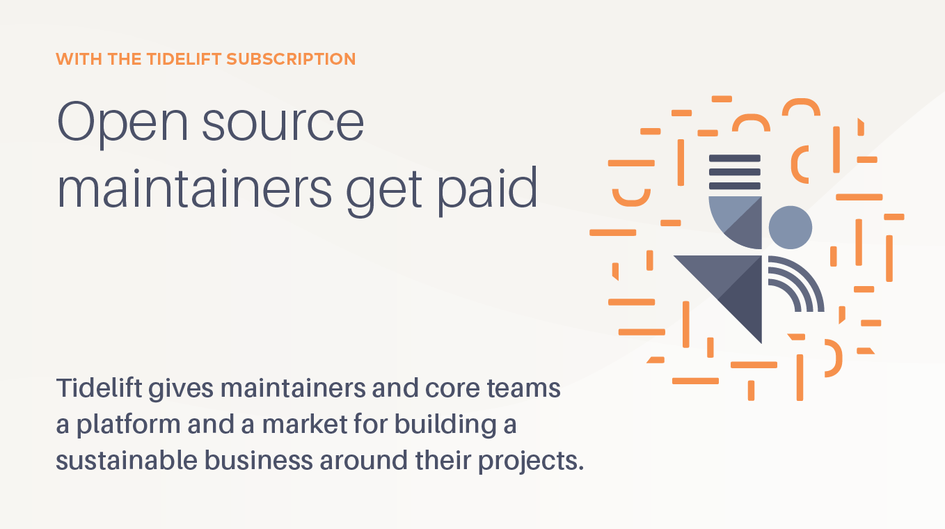 The Tidelift Subscription gallery image