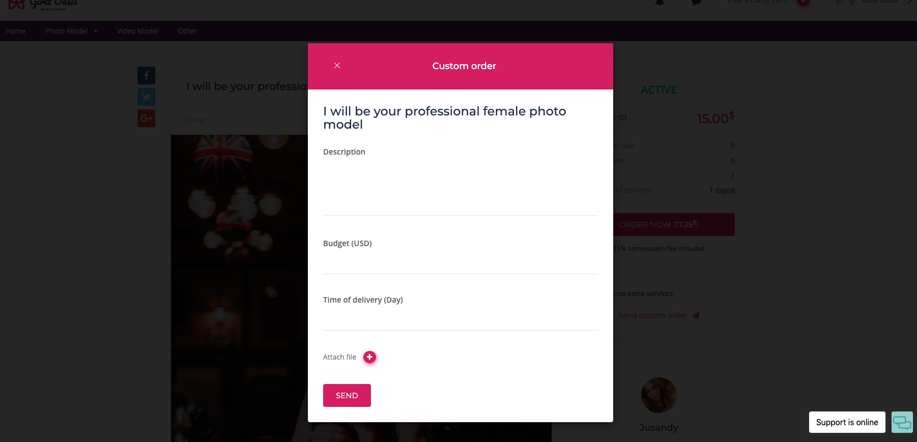 Girlz Oasis Marketplace gallery image