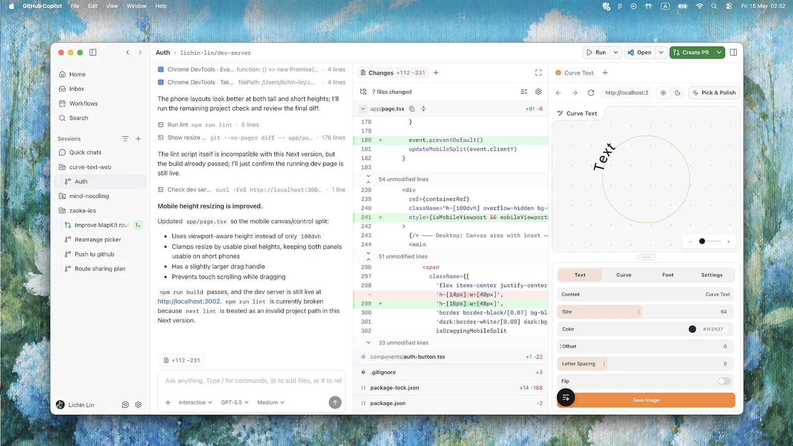 GitHub Copilot App screenshot 8