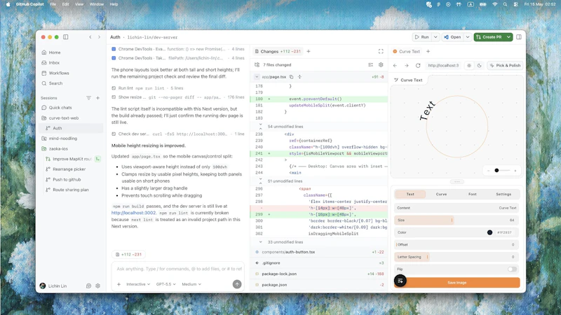 GitHub Copilot App screenshot 8
