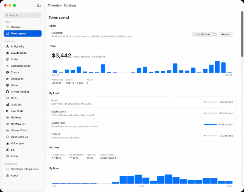 Tokenizer screenshot 2
