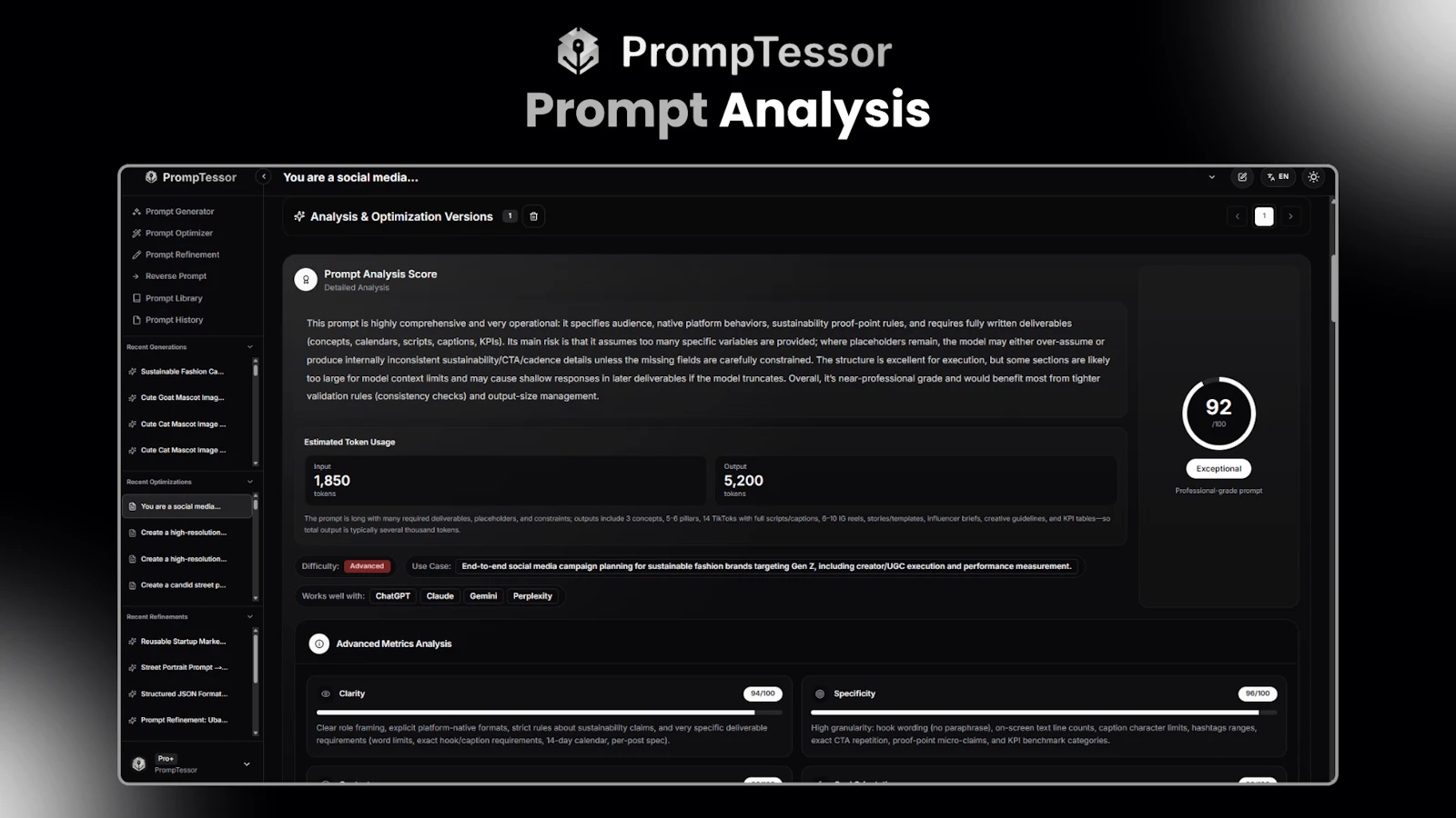 PrompTessor screenshot 5