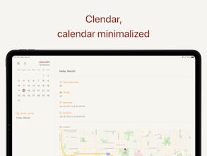 Clendar - a minimal calendar app gallery image