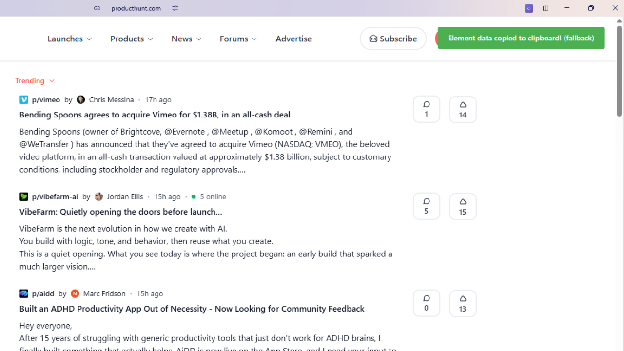 Element to LLM gallery image