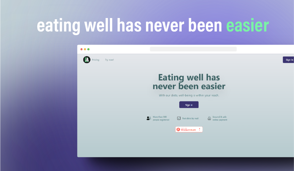 startuptile Eat Fix-AI transforms eating - healthier choices in your busy life