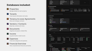Rental Property Manager Dashboard gallery image