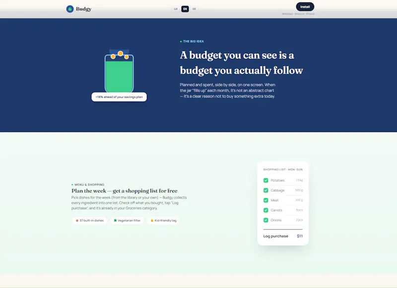 Budgy — сімейний бюджет без хаосу screenshot 4