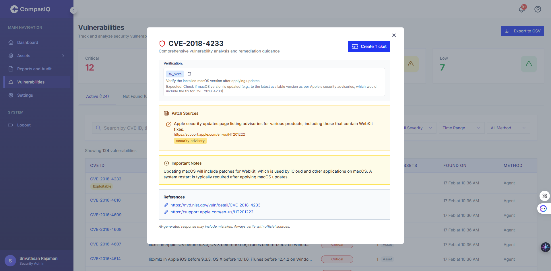 CompasIQ - IT Asset Management Software - Screenshot 2 showing product features and functionality
