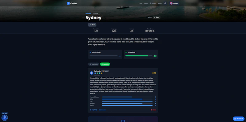 CityRep screenshot 2
