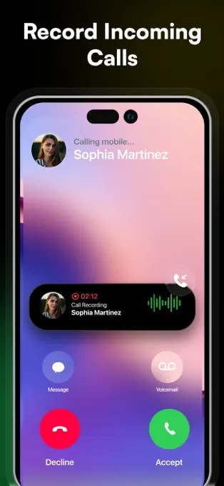 Call Recorder App: ACR - Screenshot 3 showing product features and functionality