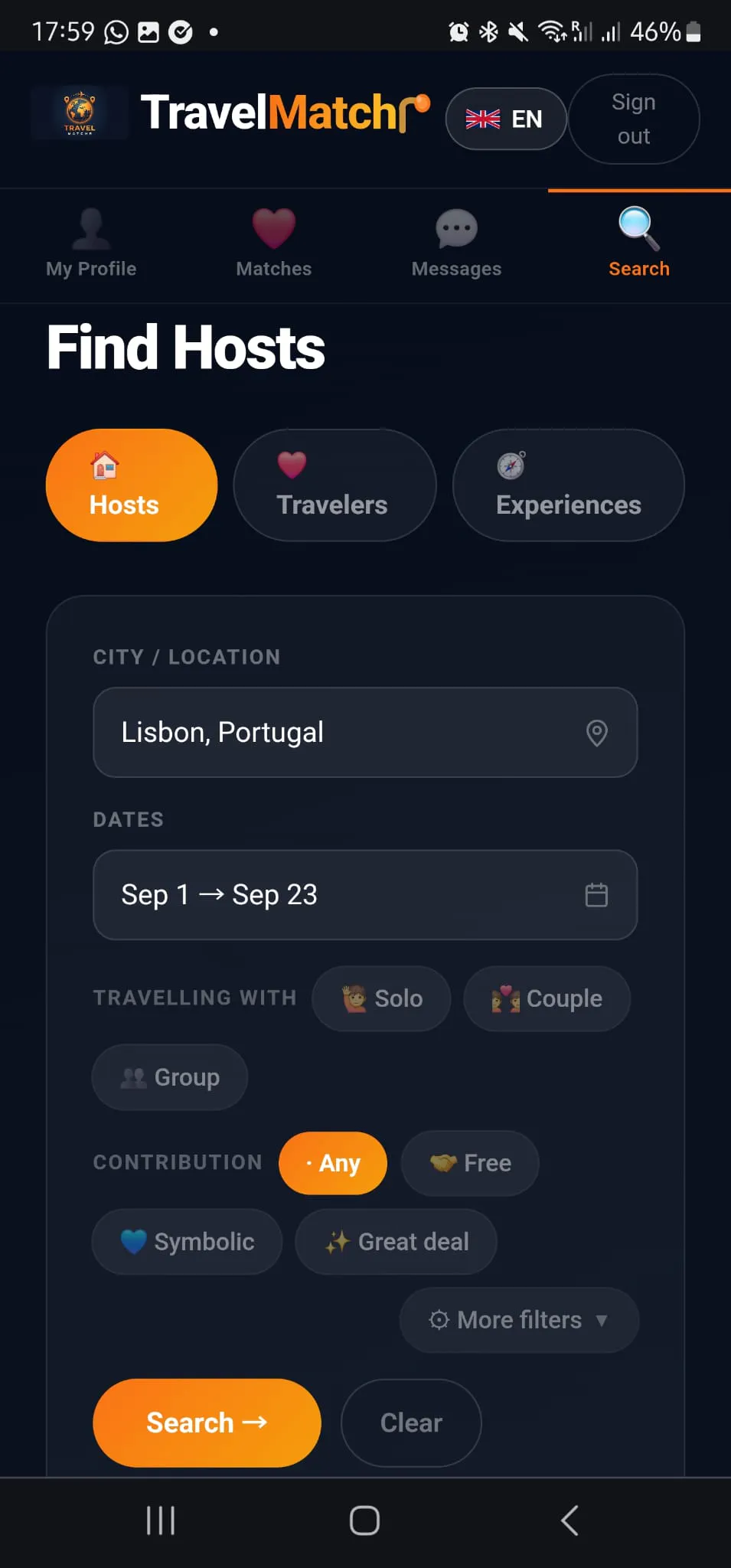 TravelMatchr gallery image
