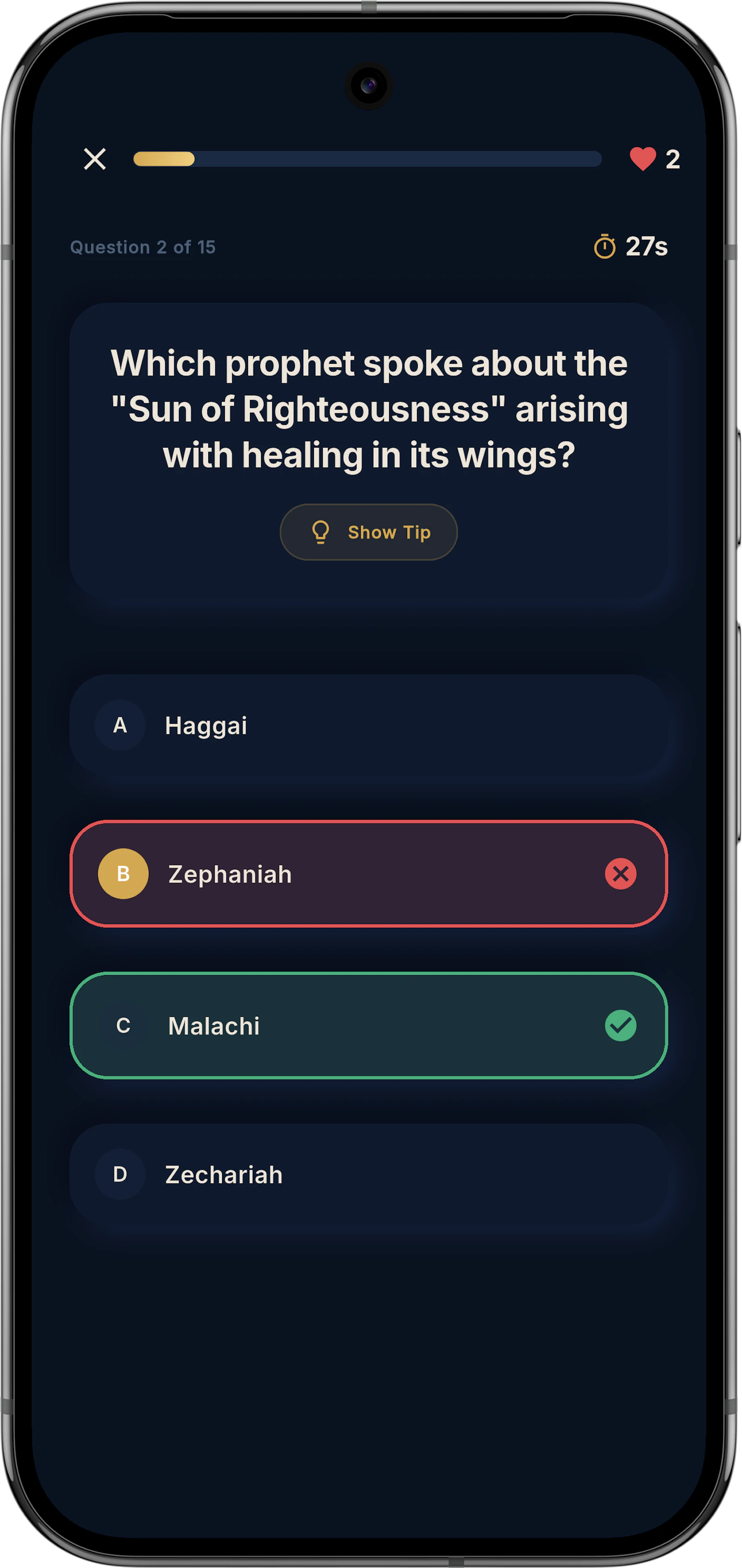 Bible Quest NIV screenshot 1