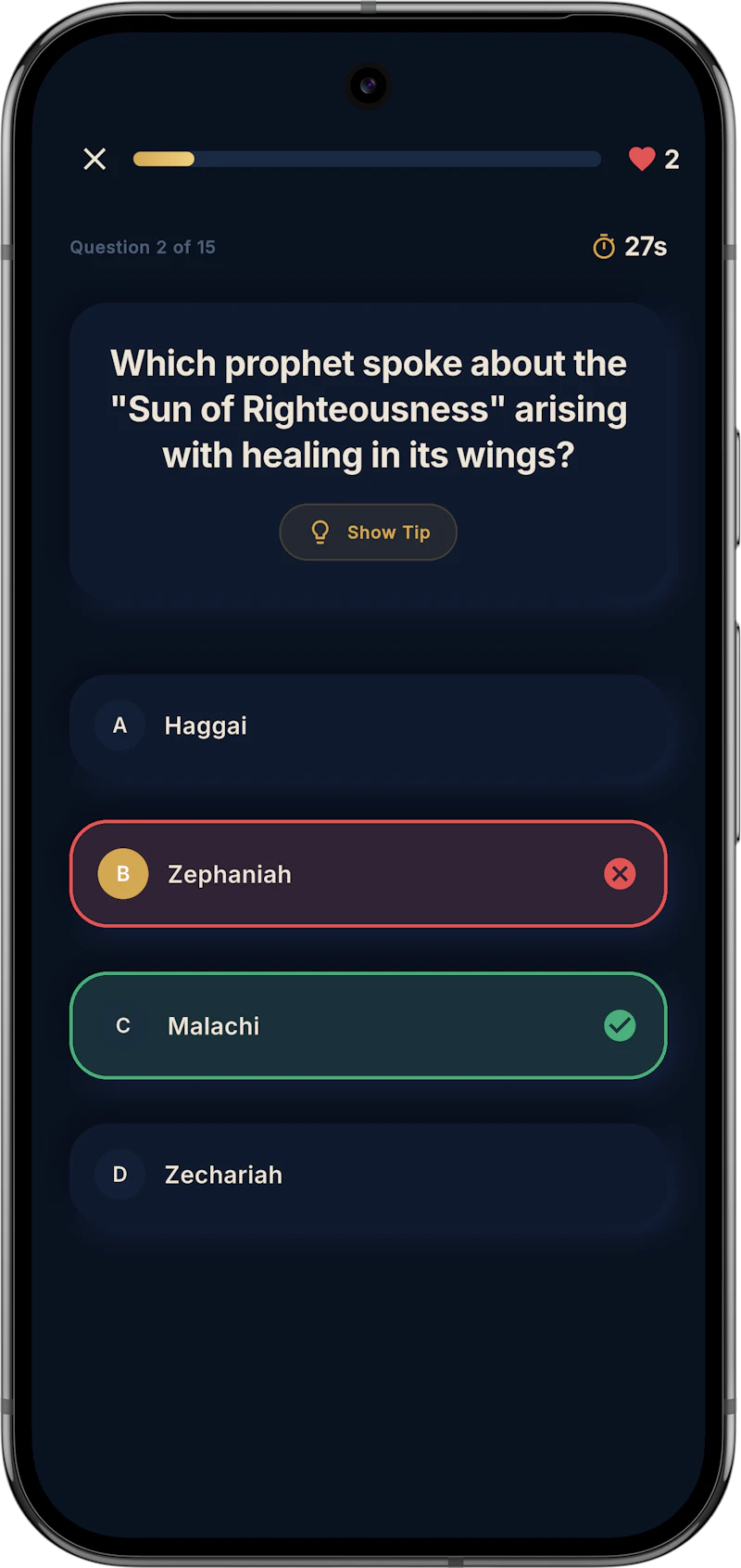 Bible Quest NIV screenshot 1